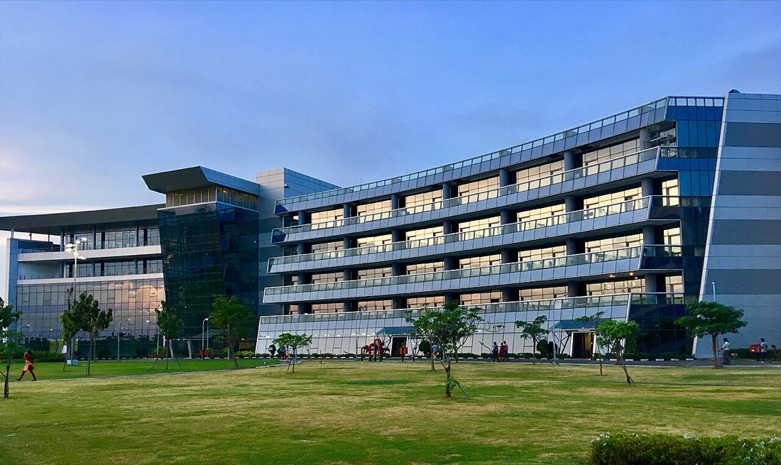 The TCS campus at SIPCOT Siruseri, Chennai, one of India's largest IT services offices
