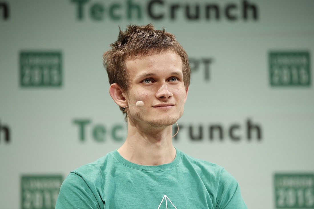 Vitalik Buterin, co-founder of Ethereum, speaking at TechCrunch Disrupt London 2015